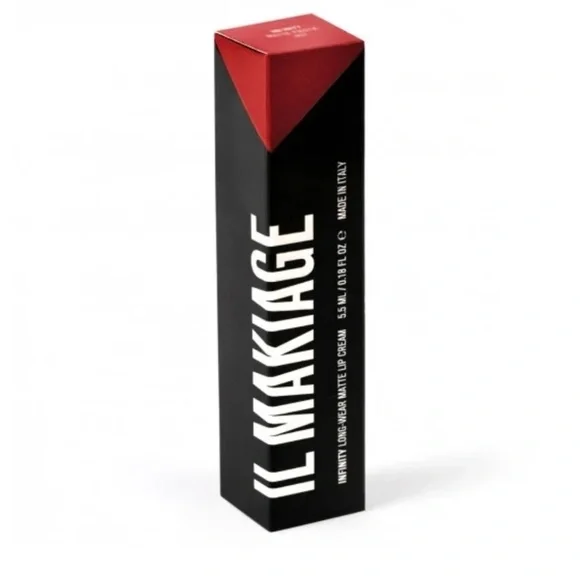 NIB Il Makiage INFINITY LIP CREAM LONG-WEAR MATTE LIP COLOR-Matte Giesha - Picture 4 of 8